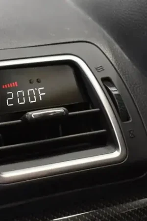 Luxury P3 Gauges Multi-Function OBD2 Digital Vent Gauge Version 3 Red and White 2015-2021 WRX / 2015-2021 STI / 2015-2021 Impreza / 2015-2021 Forester