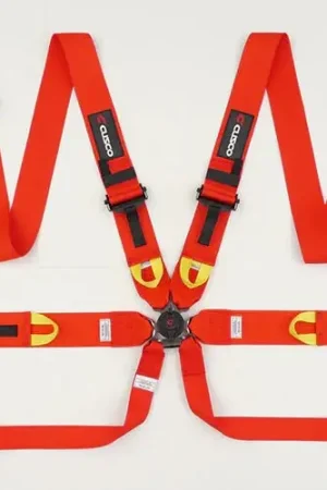 Must Have Cusco 6 Point Harness 3 Inch Red