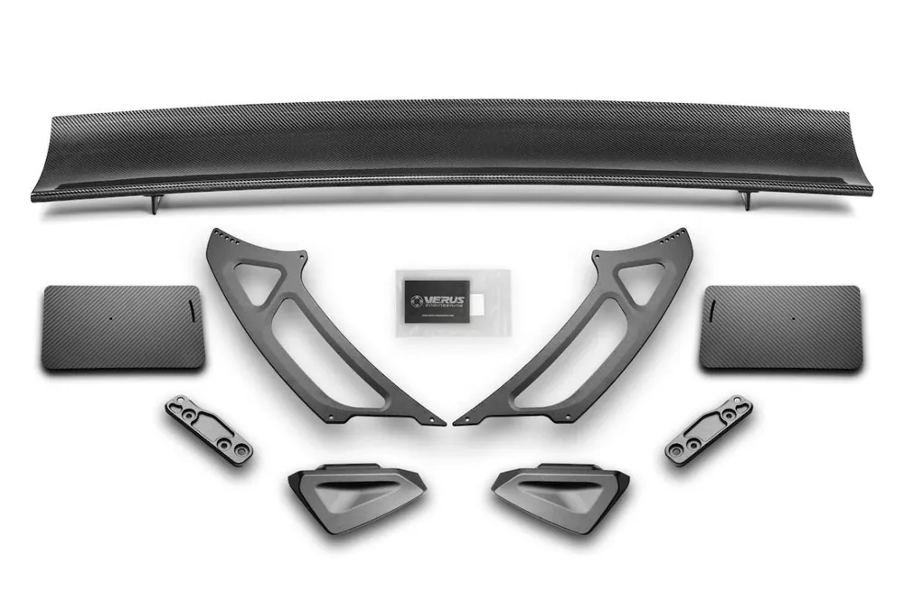 Verus Engineering UCW Bottom Mount Rear Wing Kit w/ Carbon End Plates 2022-2025 BRZ / 2022-2025 GR86 Special Discount