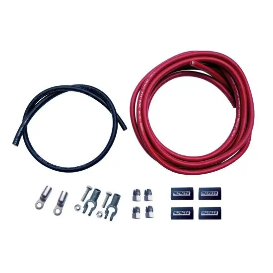 Discount Moroso Battery Installation Kit 1 Gauge w/ 15 Feet of Power Cable, and 3 Feet of Ground Cable