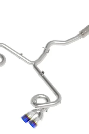 aFe Power Takeda Stainless Steel Cat-Back Exhaust w/ Blue Flame Tips 2015-2021 WRX / 2015-2021 STI Free Shipping