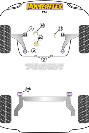 Powerflex Road Series Front Wishbone Rear Bush Vauxhall Opel Corsa D V Best Seller