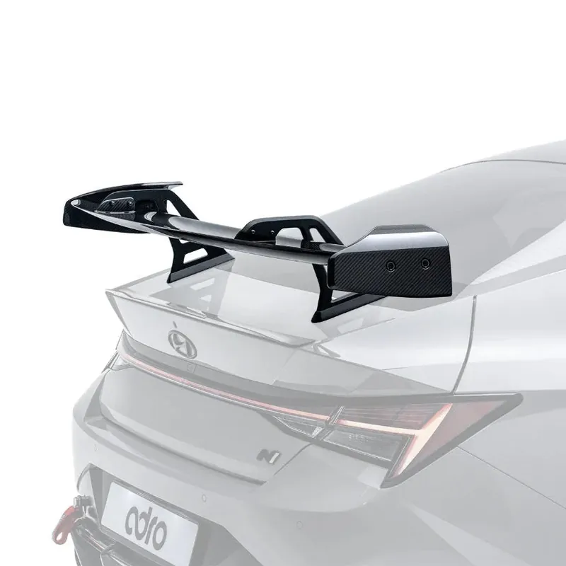 Trending ADRO AT-R1 Carbon Fibre Swan Neck GT Wing Hyundai Elantra N 20+