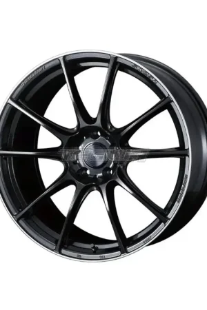 WedsSport SA-25R Alloy Wheel Metal Black 19x9.5 ET48 5x114 Seasonal Sale