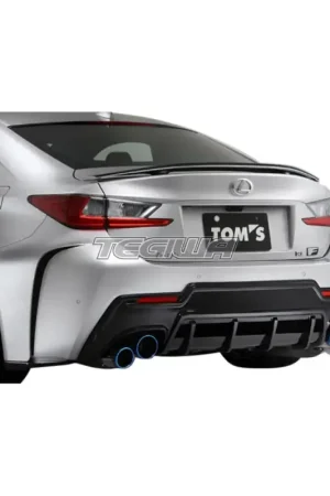 TOM'S Rear Bumper Diffuser - RC F - Select Colour: Unpainted - CLEARAN Special Offer