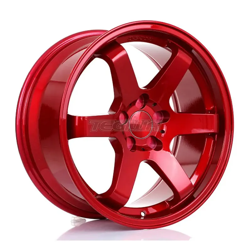 Cheap BOLA B1 Alloy Wheel 18x8.5 5x112 ET30 To 45 72.6mm CB Candy Red