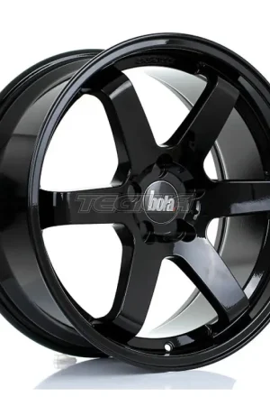 BOLA B1 Alloy Wheel 19x8.5 5x114 ET30 To 45 72.6mm CB Gloss Black Luxury