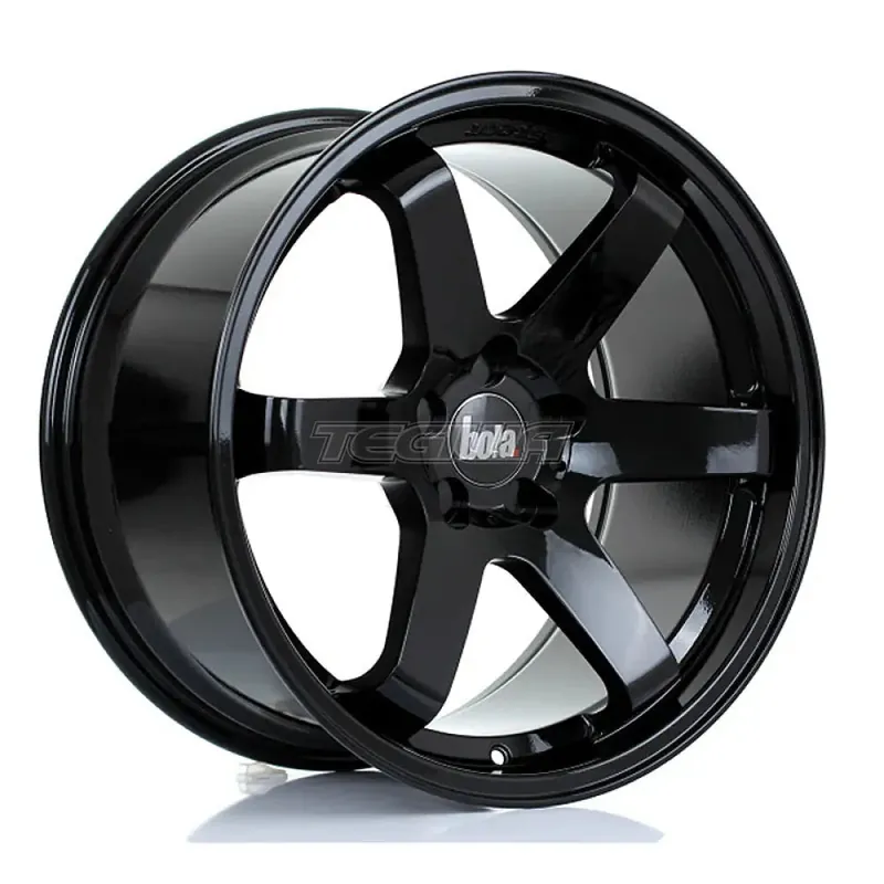 BOLA B1 Alloy Wheel 19x10 5x130 ET25 To 45 72.6mm CB Gloss Black Professional Grade