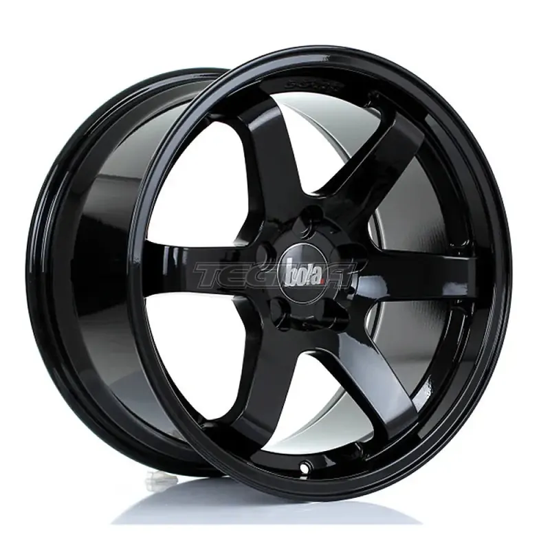 BOLA B1 Alloy Wheel 18x9.5 5x128 ET30 To 45 72.6mm CB Gloss Black Exclusive