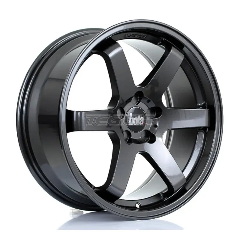 Deal BOLA B1 Alloy Wheel 19x8.5 5x114 ET30 To 45 72.6mm CB Gloss Gunmetal