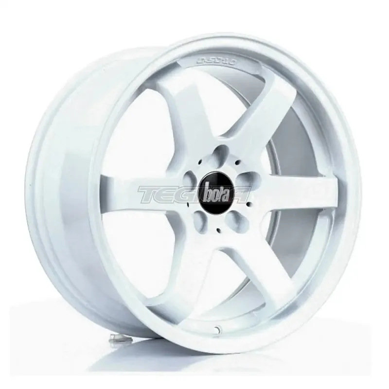 Fresh Stock BOLA B1 Alloy Wheel 18x8.5 5x114 ET40 To 45 72.6mm CB White