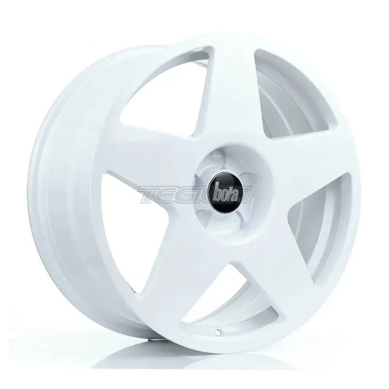 Fast Shipping BOLA B10 Alloy Wheel 19x8.5 5x100 ET25 To 45 72.6mm CB White