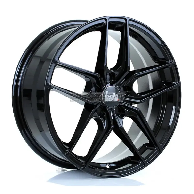 BOLA B11 Alloy Wheel 18x8 5x100 ET30 To 45 72.6mm CB Gloss Black Hassle-Free Returns