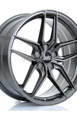 Professional Grade BOLA B11 Alloy Wheel 19x8.5 5x105 ET25 To 52 72.6mm CB Light Gunmetal