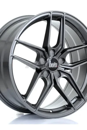 BOLA B11 Alloy Wheel 19x8.5 5x127 ET25 To 52 72.6mm CB Light Gunmetal Next Day Delivery