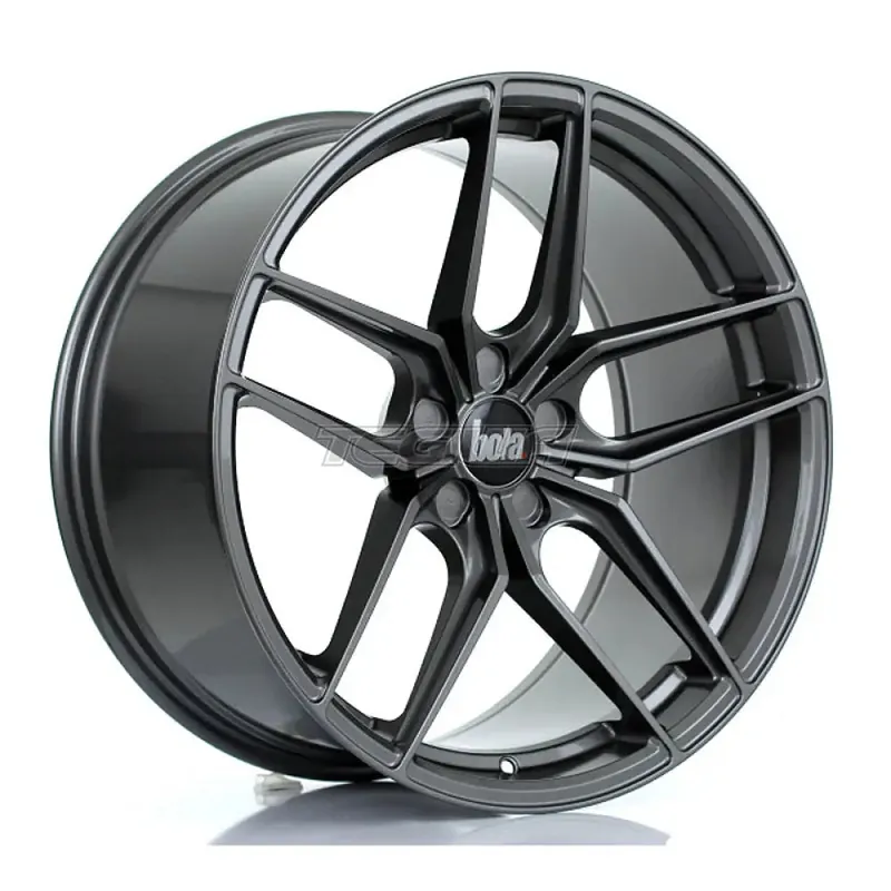 Direct From Factory BOLA B11 Alloy Wheel 20x10 5x130 ET20 To 45 72.6mm CB Light Gunmetal