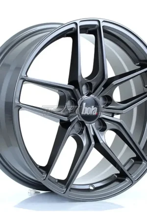 BOLA B11 Alloy Wheel 18x8 5x114 ET30 To 45 72.6mm CB Light Gunmetal Discount