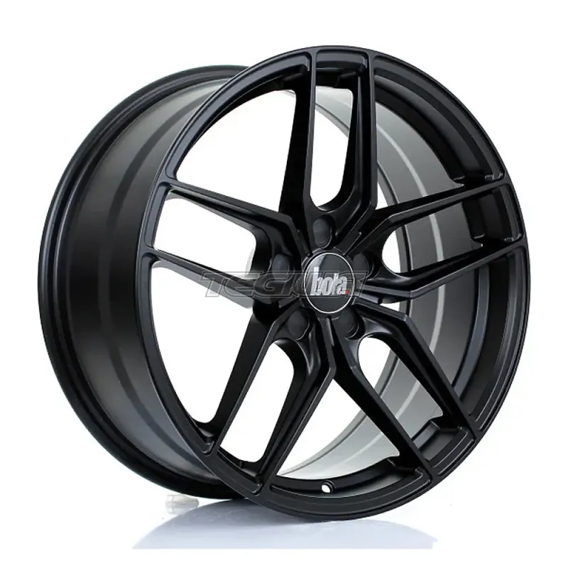 Seasonal Sale BOLA B11 Alloy Wheel 19x8.5 5x108 ET25 To 52 72.6mm CB Matt Black