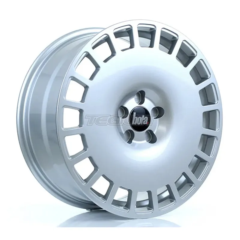 BOLA B12 Alloy Wheel 19x8.5 5x112 ET25 To 45 72.6mm CB Crystal Silver Reduced Price