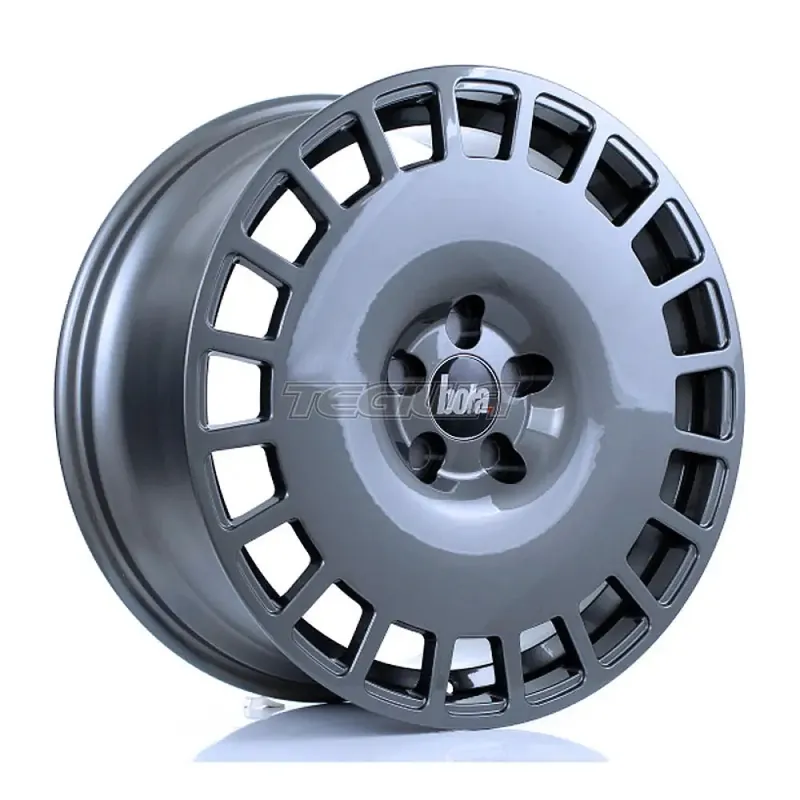 BOLA B12 Alloy Wheel 19x8.5 5x120 ET25 To 45 71.6mm CB Gloss Gunmetal Trusted Brand