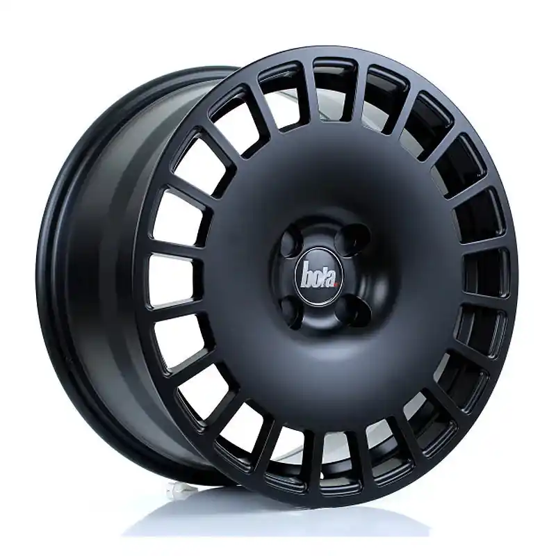 BOLA B12 Alloy Wheel 17x8 5x114 ET30 To 45 72.6mm CB Matt Black Super Sale