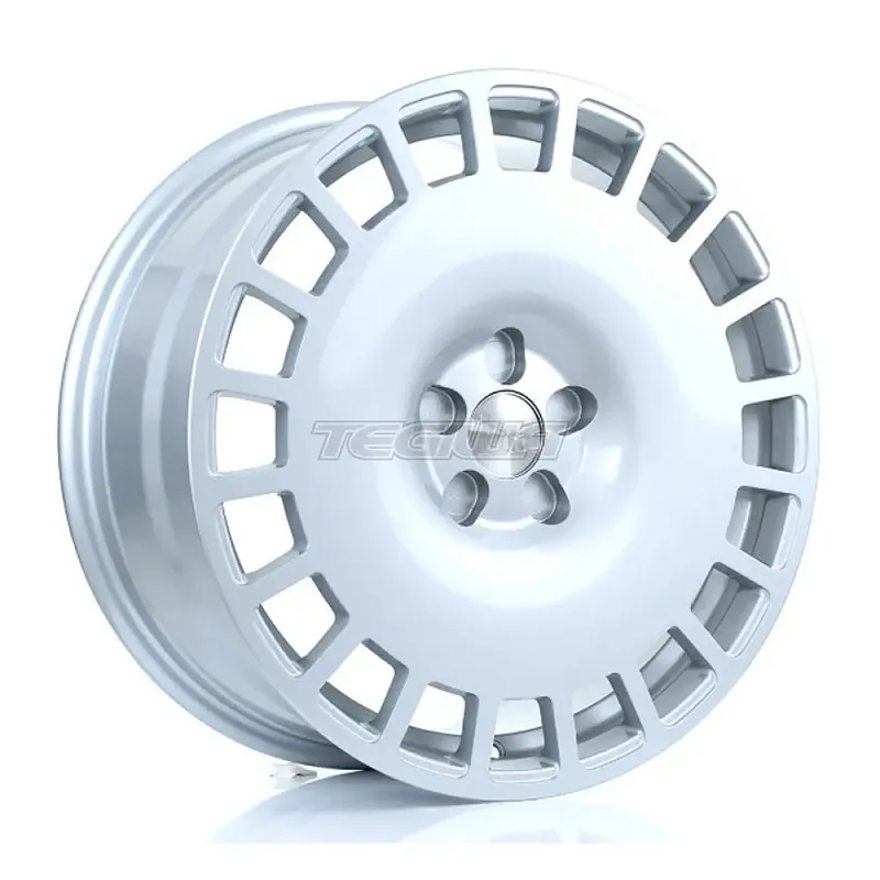 Same Day Shipping BOLA B12 Alloy Wheel 18x8 5x120 ET40 To 45 72.6mm CB Crystal Silver