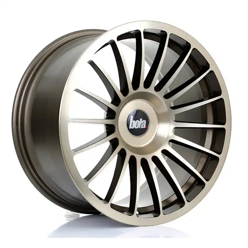 Crafted BOLA B14 Alloy Wheel 18x9.5 5x108 ET30 To 45 72.6mm CB Hyper Bronze