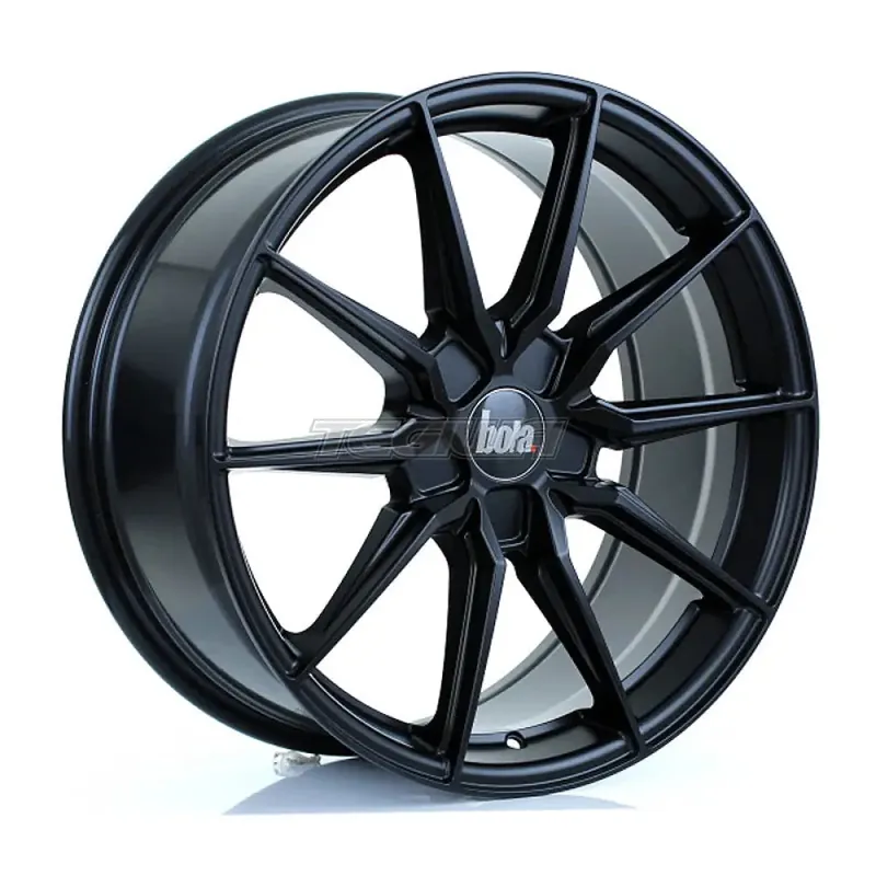 BOLA B16 Alloy Wheel 19x8.5 5x100 ET25 To 45 72.6mm CB Matt Black Fresh Stock