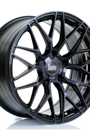 Worldwide Shipping BOLA B17 Alloy Wheel 19x9.5 5x127 ET25 To 45 72.6mm CB Black Smoke