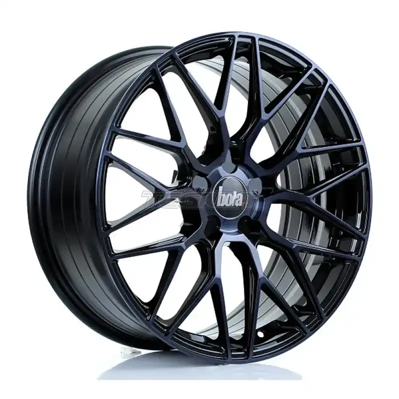 BOLA B17 Alloy Wheel 19x8.5 5x118 ET25 To 45 72.6mm CB Black Smoke Instant Buy