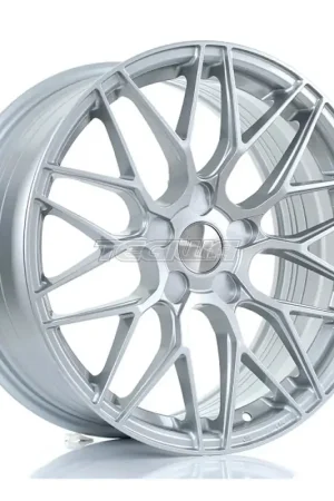 Fast Shipping BOLA B17 Alloy Wheel 17x8 5x114 ET35 To 45 72.6mm CB Crystal Silver