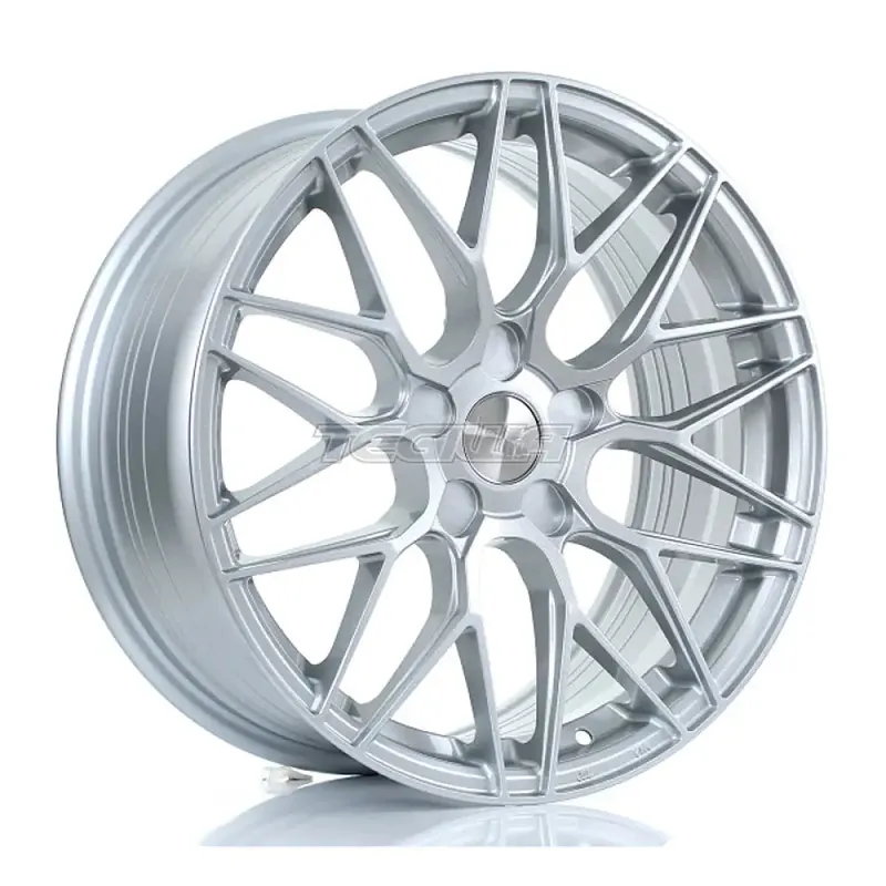 Fast Shipping BOLA B17 Alloy Wheel 17x8 5x114 ET35 To 45 72.6mm CB Crystal Silver