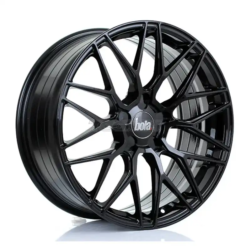 Fresh Stock BOLA B17 Alloy Wheel 19x8.25 5x114 ET25 To 45 72.6mm CB Gloss Black