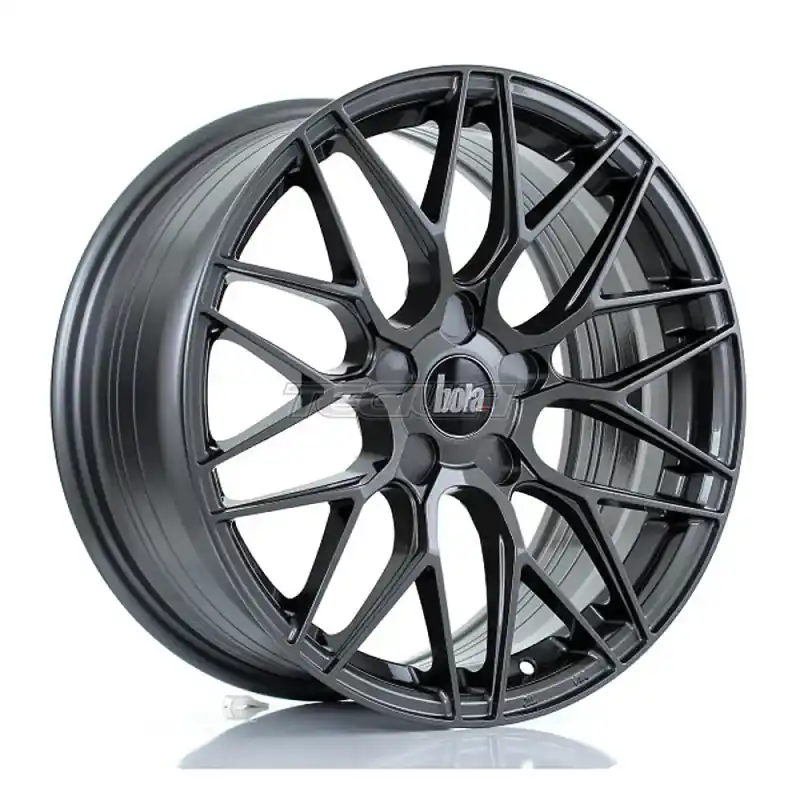 BOLA B17 Alloy Wheel 17x8 5x105 ET35 To 45 72.6mm CB Gloss Gunmetal Final Sale