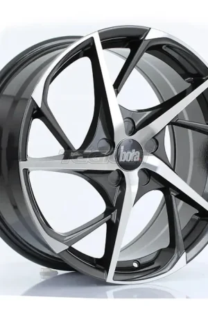 Special Discount BOLA B18 Alloy Wheel 19x8.5 5x105 ET25 To 45 72.6mm CB Gunmetal Polish