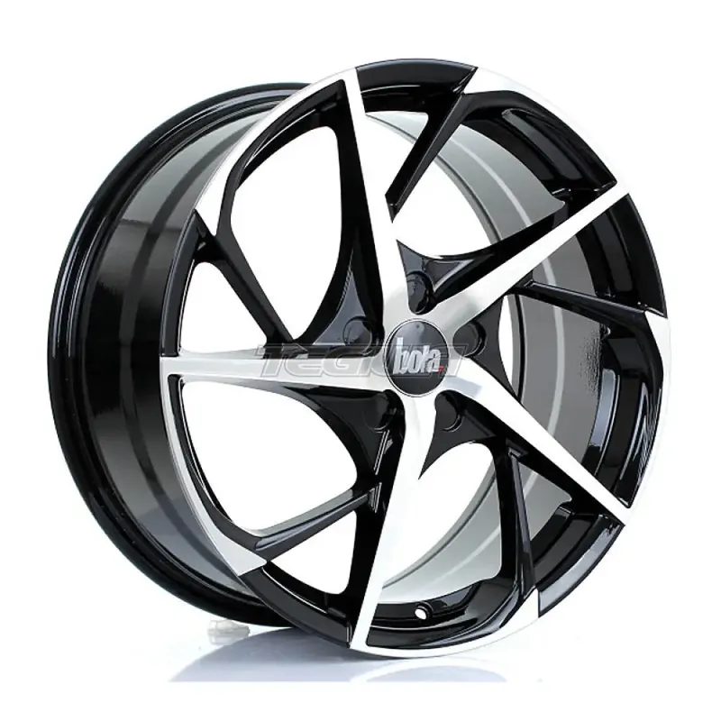 BOLA B18 Alloy Wheel 19x8.5 5x120 ET25 To 45 72.6mm CB Black Polished Original