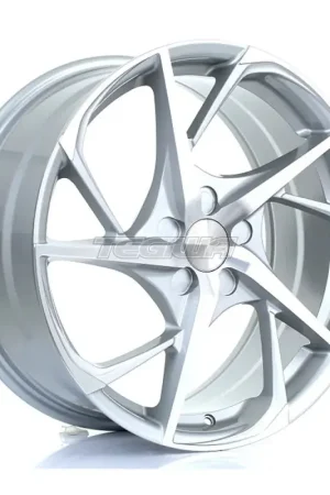 BOLA B18 Alloy Wheel 19x8.5 5x118 ET25 To 45 72.6mm CB Silver Polished Holiday Sale