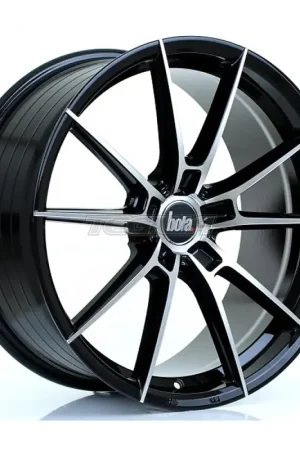 BOLA B19 Alloy Wheel 19x8.5 5x114 ET40 To 45 72.6mm CB Gloss Black Pol Time-Limited