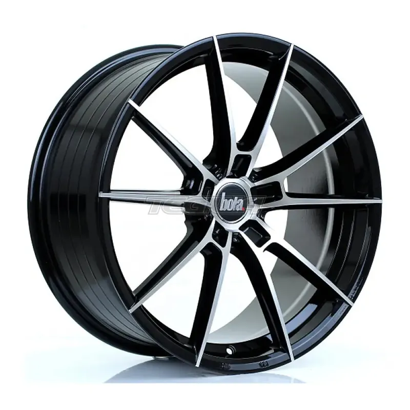 Certified BOLA B19 Alloy Wheel 19x8.5 5x98 ET40 To 45 72.6mm CB Gloss Black Poli