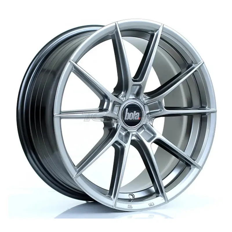 BOLA B19 Alloy Wheel 17x7.5 5x112 ET40 To 45 72.6mm CB Hyper Black Exclusive