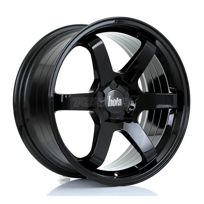 Limited Edition BOLA B1R Alloy Wheel 18x8.5 5x100 ET25 To 45 72.6mm CB Gloss Black