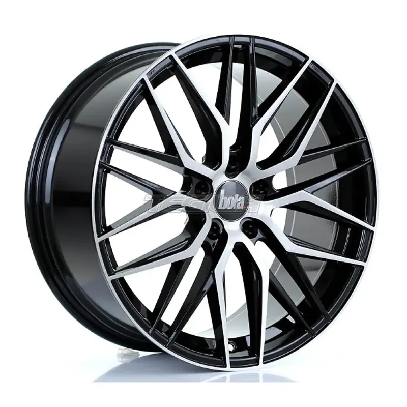 Holiday Sale BOLA B22 Alloy Wheel 20x9 5x120 ET43 72.6mm CB Black Brushed Face