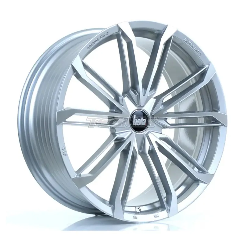 Best Choice BOLA B23 Alloy Wheel 20x8.5 5x105 ET38 To 45 72.6mm CB Silver Polished