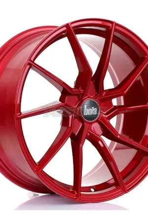 Super Sale BOLA B25 Alloy Wheel 18x8.5 5x115 ET25 To 45 72.6mm CB Candy Red