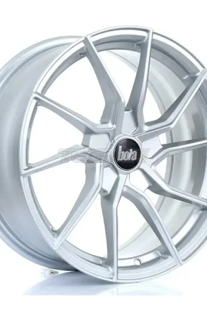 BOLA B25 Alloy Wheel 17x7.5 5x105 ET40 To 45 72.6mm CB Crystal Silver Worldwide Shipping