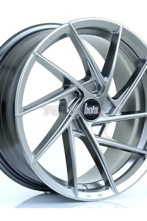 BOLA B26 Alloy Wheel 17x7.5 5x108 ET40 To 45 72.6mm CB Hyper Black Seasonal Sale
