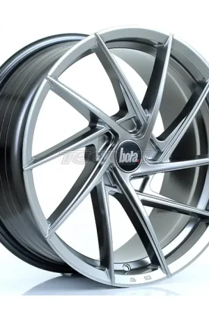 BOLA B26 Alloy Wheel 18x8 5x112 ET40 To 45 72.6mm CB Hyper Black Hot Picks
