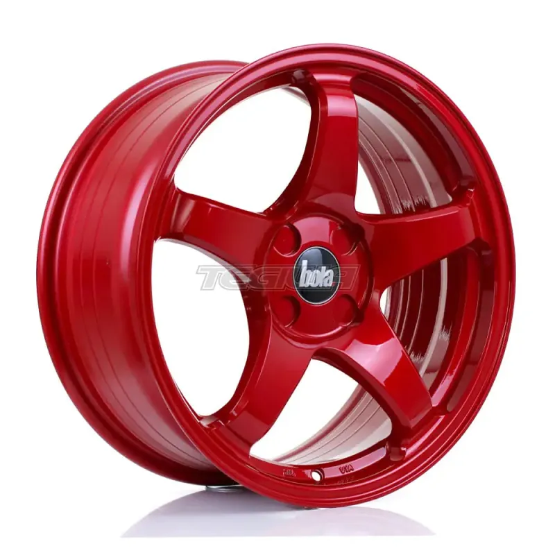 BOLA B2R Alloy Wheel 17x7.5 5x112 ET40 72.6mm CB Candy Red Direct From Manufacturer
