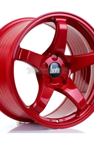 Hot Deal BOLA B2R Alloy Wheel 18x9.5 5x115 ET30 To 45 72.6mm CB Candy Red