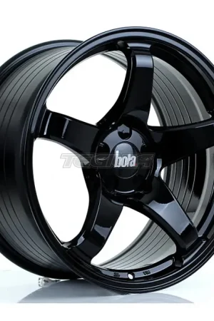 BOLA B2R Alloy Wheel 18x9.5 5x120.65 ET30 To 45 72.6mm CB Gloss Black Low Price